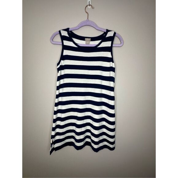 Zenergy by Chico’s Stripe Blocked Tunic Tank Tonga Navy Size 0 (Small) - Picture 1 of 10